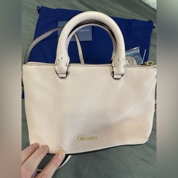 *NEW* Rebecca Minkoff Micro Moto Satchel Baby Pink - Picture 11 of 14